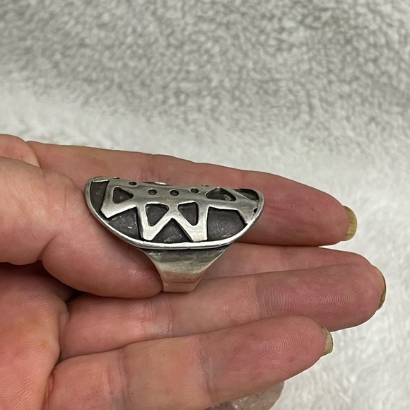 Nelson Garcia Sterling Unisex Ring size 10 - Picture 3 of 5